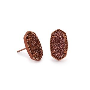 Kendra Scott Ellie Stud Chocolate Drusy